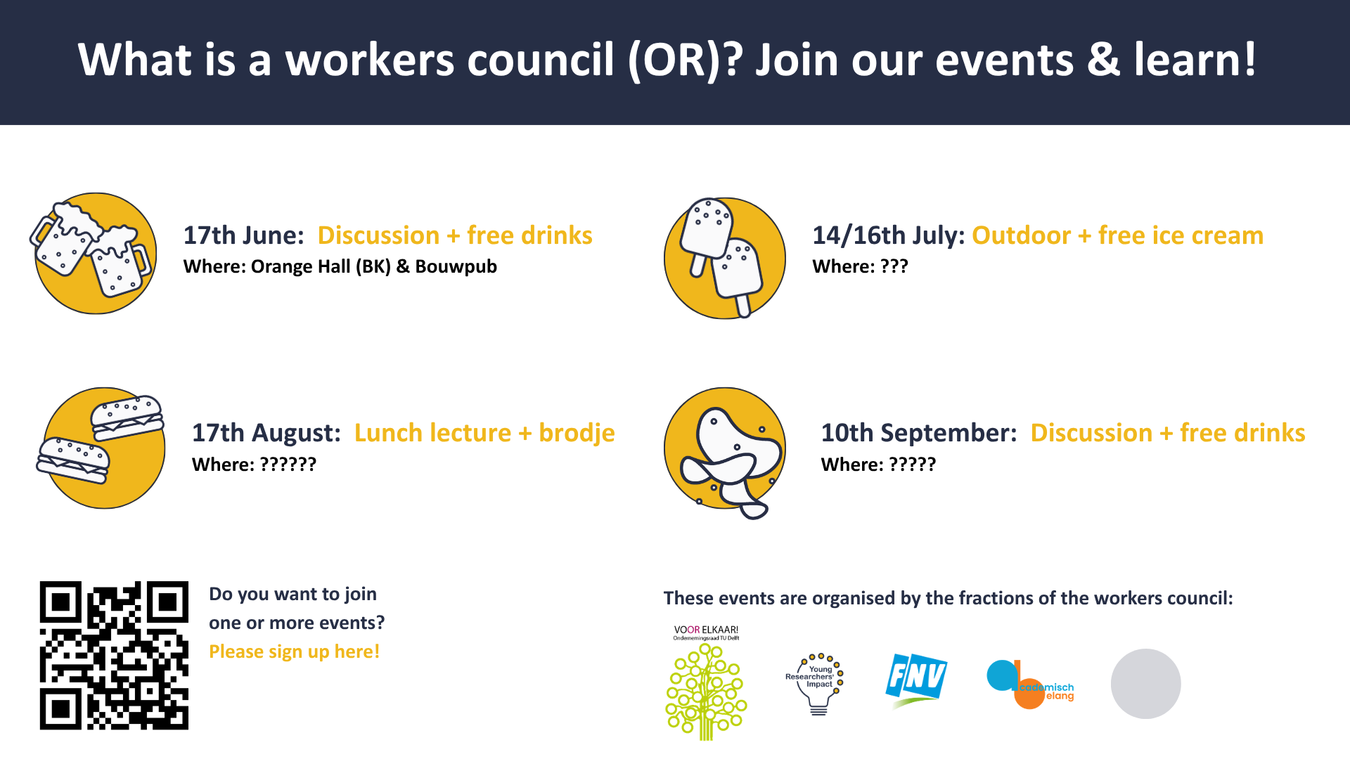 Information about the upcoming works council elections